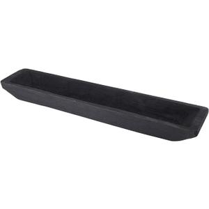 Santa Barbara Design Studio TableSugar Paulownia Wood Serving Tray, 26 x 5.75-Inch, Black Wash
