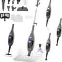 Steam Mop, 12 in 1 Steam Cleaner for Home, 15s Fast Heat-Up Steam Mops for Floor Cleaning with 180 Adjustable Mop Head, Detachable Handheld Steamer for Hardwood, Tile, Carpet, Clothes, Windows & Furniture