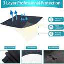 Car Seat Covers Universal Car Protective Front Seat Covers Washable Non-Slip Seat Protectors for Gym Workouts,Waterproof and Sweatproof Towel Seat Covers for Cars,Trucks, Jeeps (Black)