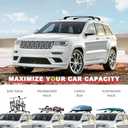 Lockable 220lbs Roof Racks Cross Bars Fit for Jeep Grand Cherokee 2011-2021 with Grooved Side Rails(DO NOT fit for Raised Side Rails), Heavy Duty Anti-Theft Aluminum Rails Crossbars Cargo