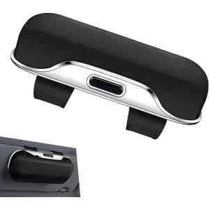 Sunglass Holder for Car Visor, Multi-Functional Auto Sun Visor Eyeglass Holder, Shockproof Dustproof Sunglasses Protective Storage Case, Universal for Vehicle, Sedan, Truck