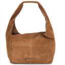 Lucky Brand Shoulder Suede Bag Honey Tan Color