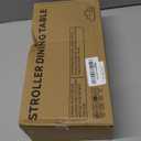 Li & Zhao Universal Stroller Snack Tray Attachment - Universal Snack Tray for Cloud Cup Holder Tray Stroller Tray Attachment Plastic Accessories for Baby,Toddler(Beige)