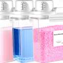 64 OZ Laundry Detergent Dispenser, Liquid Laundry Soap Dispenser, Fabric Softener Dispenser, Scent Booster/Laundry Powder Holder & Container, Laundry Room Organization and Storage, 3PACK