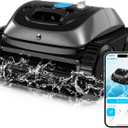 (2025 Upgrade) WYBOT C1 Pool Robot Vacuum for Inground Pools, 4-in-1 Cordless Robotic Pool Cleaner Lasts 150min, Triple-Motor up to 1,614 Sq.ft, Smart APP Support, Auto Wall & Waterline Cleaning (Grey & Blue)