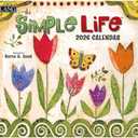 Lang Simple Life 2026 Wall Calendar  12-Month Calendar with Stapled Binding, Linen-Embossed Everyday Joy Artwork by Karen H. Good, 13.4  12