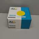 Elegant Bathroom Sink Faucet Single Hole,AUU Waterfall Matte Black Vanity Sink Faucet Solid Brass,Single Handle Basin Tap with Pop Up Drian Supply Line (Gold, Short)