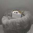 RALYSUN Electric Heated Blanket King Size 90"x100"  DualSided with Microplush & Sherpa Fabric, 4 Heat Settings & 10 Hours Auto Off, Machine Washable  Light Gray