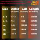 2 Pair Plus Size Closed Toe Compression Socks with Zipper, Compression Stockings for Overweight Women Men 15-20 mmHg, XXL