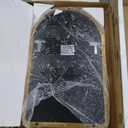ANDY STAR Brushed Champagne Bronze Arched Bathroom Mirror 22x35 Inch