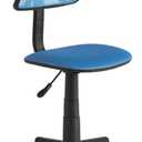 Urban Lifestyle Swivel Desk Chair, Stylish and Compact Office Chair with Mesh Back, Swivel Function, Adjustable Height, and Cushioned Seat, Cyan Blue