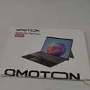 OMOTON Bluetooth Keyboard Compatible with Microsoft Surface Pro 7/7+/6/5/4/3, Ultra-Slim Keyboard Type Cover with Touchpad, 7 Colors Backlit, Rechargeable and Wireless, Grey