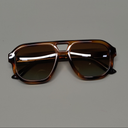 livho Trendy Polarized Square Aviator Sunglasses Women Men Square Eyewear Frame, Retro Sun Glasses for Women Men 2025 Shades