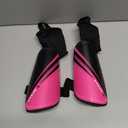 newox Soccer Shin Guards Kids Youth - Shin Pads Protection Boys Shin Guards Soccer Youth - Soccer Shin Guards for Kids 3-15 Years Old Girls Boys (Medium, Pink+Black)