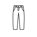 Black Trousers Size Large