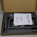 KENES Matte Black Bathroom Faucet Single Handle Tall Vessel Sink Faucet Vanity Bathroom Faucet Basin Mixer Tap with Water Supply Hose and Pop Up Sink Drain, LJ-9031A-2