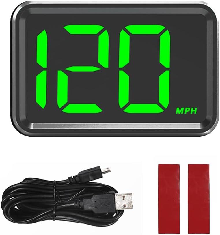 Heads Up Display for Cars Windshield with MPH Speed,HUD Display Digital Speedometer for Car Used USB Plug,Universal GPS Speedometer for Car Accessories Fit for Cars SUVs Trucks MP/H