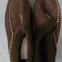 Zigzagger Men's Slip On Moccasin Slippers, Indoor/Outdoor Warm Fuzzy Comfy House Shoes, Fluffy Wide Loafer Slippers (7-8, Lamb Coffee)