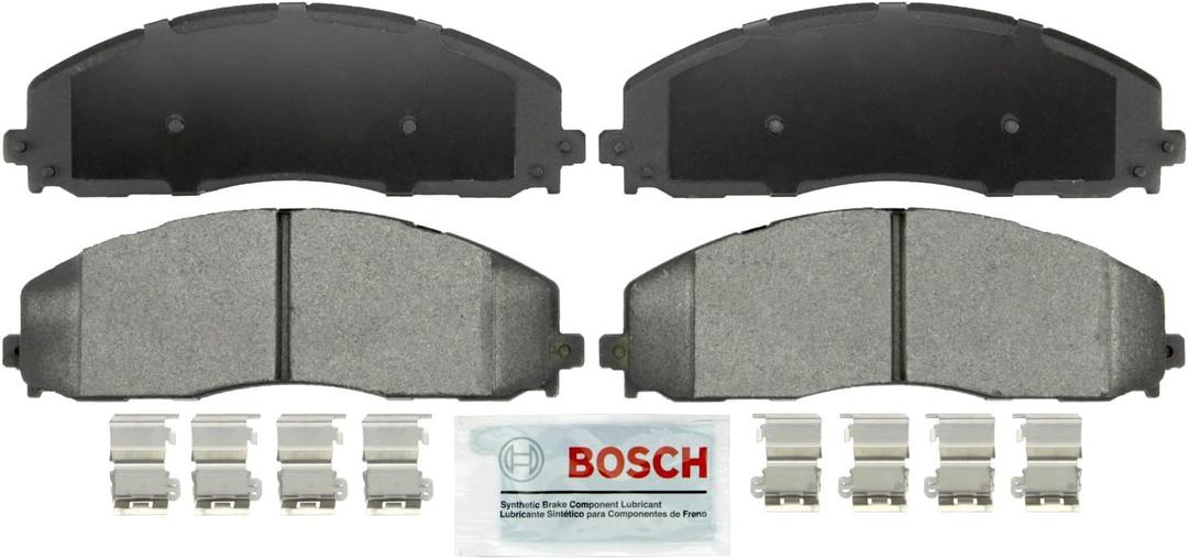 BOSCH BSD1680 Severe Duty Semi-Metallic Disc Brake Pad Set - Compatible with Select Ford F-250 Super Duty, F-350 Super Duty, F-450 Super Duty; FRONT