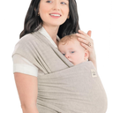 KeaBabies Baby Wrap Carrier  All in 1 Original Baby Carrier Newborn to Toddler Sling, Easy to Wear, Hands Free Bonding, Lightweight, Breathable Infant Wraps (Stone Gray)