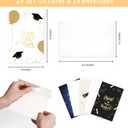 Graduation Cards 2026, 24 Pack Boxed 4"x6" Gold-Foil Graduation Cards with Self-Adhesive Envelopes, 24 Unique Designs Congratulations Grad for College & High School, No Repeat