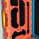 STARTRC GAMES Hard Carrying Case for Nintendo Switch 2, Professional Deluxe IP67 Waterproof, Soft Lining Hard Travel Case for Nintendo Switch 2 Console Pro Controller & Accessories (Blue & Orange)