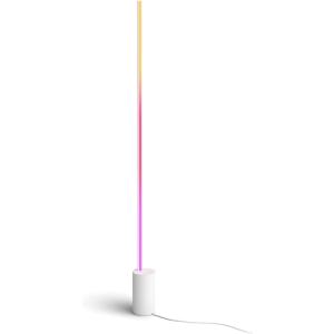 Philips Hue Signe Smart Floor Lamp, White - White and Color Ambiance LED Color-Changing Light - 1 Pack - Indoor - Control with Hue App - Works with Alexa, Google Assistant, and Apple Homekit (Mini 40"D x 30"W x 30"H (pack of 1), White)