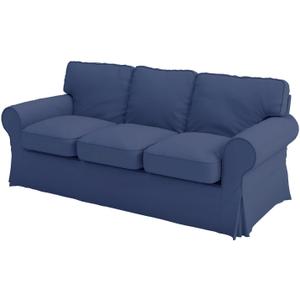 Heavy Cotton UPPLAND Sofa Cover Replacement Compatible for IKEA UPPLAND Three 3 Seat Sofa Slipcover (Uppland Sofa Blue)