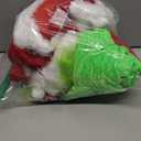 brableewear Christmas Green Giant Monster Costume for Kids Boys Christmas Furry Suit Santa Outfits Christmas Cosplay Costume (Large)