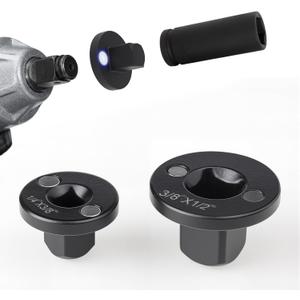 Socket Adapter Set, Low Profile Impact Socket Adapter for Tight Spaces, Impact Insert Drive Ratchet Adapters 1/4" to 3/8", 3/8" to 1/2" (2PC)