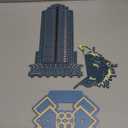 Die Hard Advent Calendar, 2025 Christmas Countdown Calendar, Magnetic Wooden 24 Days of Advent Calendar for Kids Christmas Advent Gifts Home Table Party Decorations