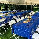 Labrostar Graduation Decorations 2026 Class of 2026 Congrats Grad Disposable Paper Plates Luncheon Napkins Cocktail Napkins Blue Graduation Party Supplies Serve 50, Blue02