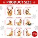 Christmas Golden Retriever Tree Topper 9Pcs Dog Christmas Ornament Tree Decorations for Xmas Tree Top Decoration Indoor Outdoor Home Decor Holiday Party (Lab)