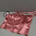 Forever 21 Womens Satin Halter Crop Top (X-Small, Pink)