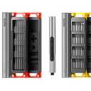 HOTO 2-in-1 Master DIY & Repair Kit: Compact Craft Power Tool Kit – Includes Electric Mini Drill Pen, and Precision Screwdriver Set