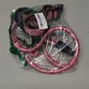 Ladoogo Reflective Dog Collar Padded with Soft Neoprene Breathable Adjustable Nylon Dog Collars for  Dogs, Large (Pack of 1), Pink 