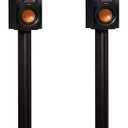 ECHOGEAR Universal Floor Speaker Stands - Vibration-Absorbing MDF Design Works with Klipsch, Polk, JBL & Other Bookshelf Speakers Or Studio Monitors - Includes Sound Iso Pads & Carpet Spikes