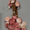 Floroom Ranunculus Artificial Flowers 18 Pcs Dusty Rose Faux Silk Mini Ranunculus Bulk Fake Wedding Filler Flowers for DIY Bouquets, Centerpieces, Bridal Shower Decorations & Arrangements