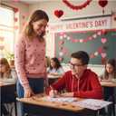 2 x Eaasty 36 Pcs Valentines Party Games Card Valentine Letter Word Game Fun Interactive Word Building Games for Valentine's Day Party Gift Favors Fun Engaging Educational Activity