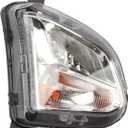 Dasbecan Front Fog Light Signal Light Assembly Compatible With Chevy Equinox 2018 2019 2020 Right Turn Bumper lamp with Bulbs Replace 84226249 GM2592323