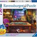 Ravensburger Cozy Series: Puzzler's Place | 750 Piece Large Format Jigsaw Puzzle | Unique, Interlocking Pieces | Softclick Technology Ideal Gift for Kids & Adults