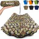 POWERLIX Camping Sleeping Pad - Ultralight Inflatable Camping Mattress Sleeping Mat for Backpacking, Hiking, Compact Lightweight Sleeping Pad for Camping, Inflation Bag/Repair Kit Included (Camouflage)