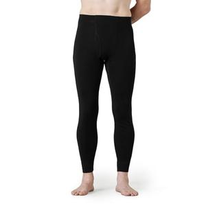 LAPASA Men's 100% Merino Wool Underwear Base Layer Lightweight Thermal Pants Activewear Long John Bottom Warm Soft Winter M30 Small Black