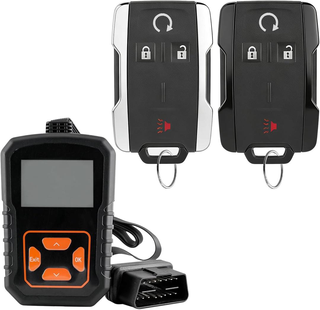 Key Fob Replacement for Chevy Silverado 1500 2014 2015 2016 2017 2018 GMC Sierra 2015-2020 GMC Canyon Chevy Colorado Simple Remote Fob DIY Kit M3N 32337100
