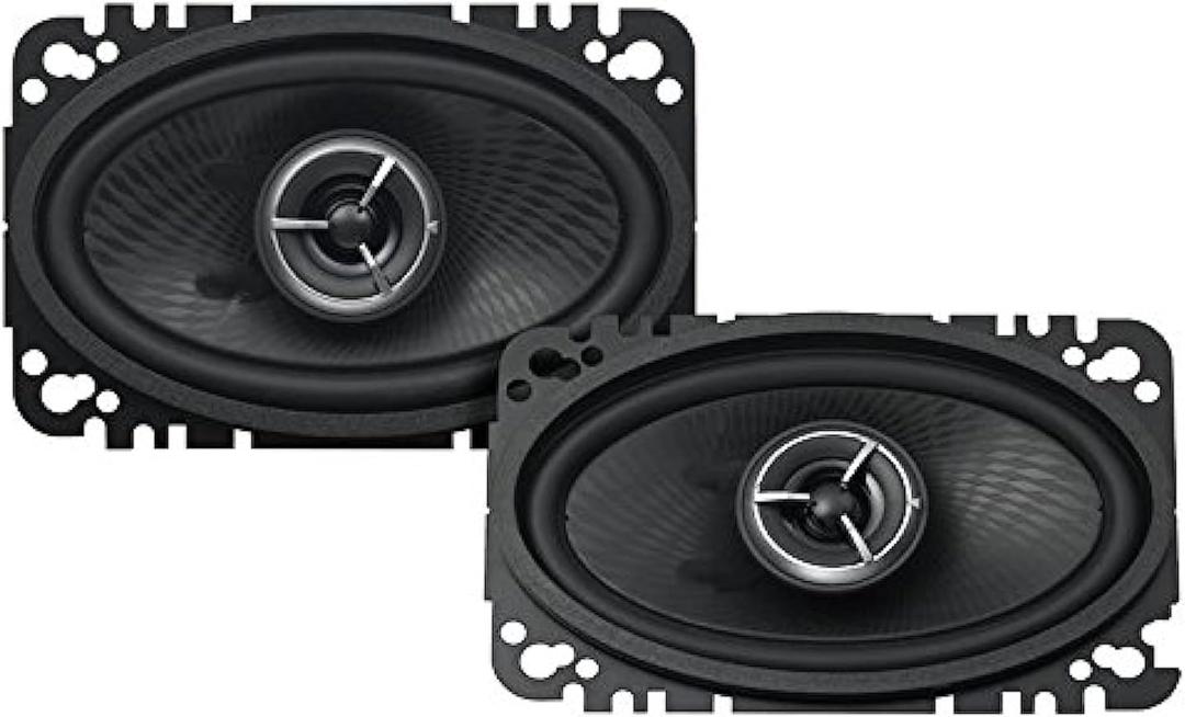 Kenwood KFC-X463C Excelon 4x6 2-Way Speaker System - Pair (Black)