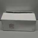 WDF 200PCS White and Gold Plastic Plates - Gold Plastic Plates - Include 100 Dinner & 100 Dessert Disposable Party Plate - Fancy Disposable Plate for Wedding/Bridal shower/Valentines Day