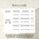 Romanstile Jacquard Rectangle Tablecloth, Waterproof Elegant Damask Curly Floral Pattern Table Cloth, Washable Decorative Polyester Table Cover for Kitchen/Dining/Parties - Ivory/Cream, 60 x 104 Inch