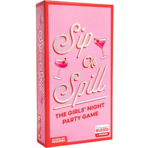 Sip or Spill Party Drinking Game, Fun Social Drinking Games for Adults, Games and Card Games, Includes 200 Cards and Instructions