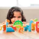 Dinosaur Puzzles for Kids Ages 3-5 - 3D Wooden Jigsaw Puzzle for Toddlers & Kids, 9x 9 Tray, Bright Colorful Shape Sorting, Promotes Creativity & Learning, Non-Toxic Gift Toy