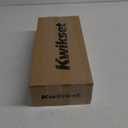 Haidms Brushed Nickel Front Door Handle No Lock, Exterior Door Handleset with Reversible Handle Lever, Keyless Single Cylinder Entry Door Handle with Lower Half Lever for Left and Right Hand Door